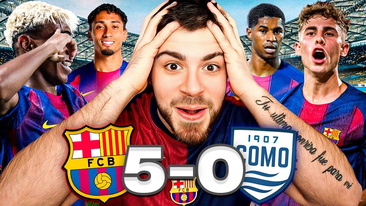 BARCELONA GOLEÓ 5-0 AL COMO EN EL TROFEO JOAN GAMPER. ¡PRETEMPORADA PERFECTA PARA LOS CULÉS!