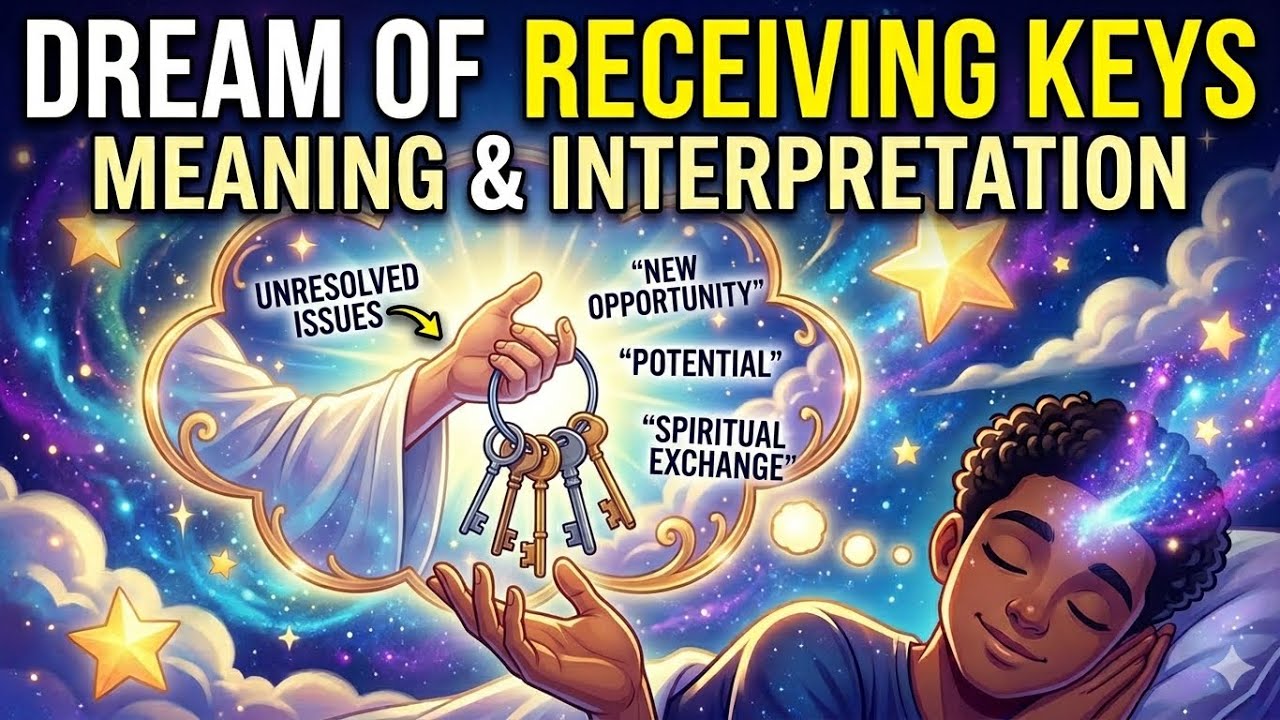 DREAM OF RECEIVING KEYS 🔑 MEANING & INTERPRETATION 