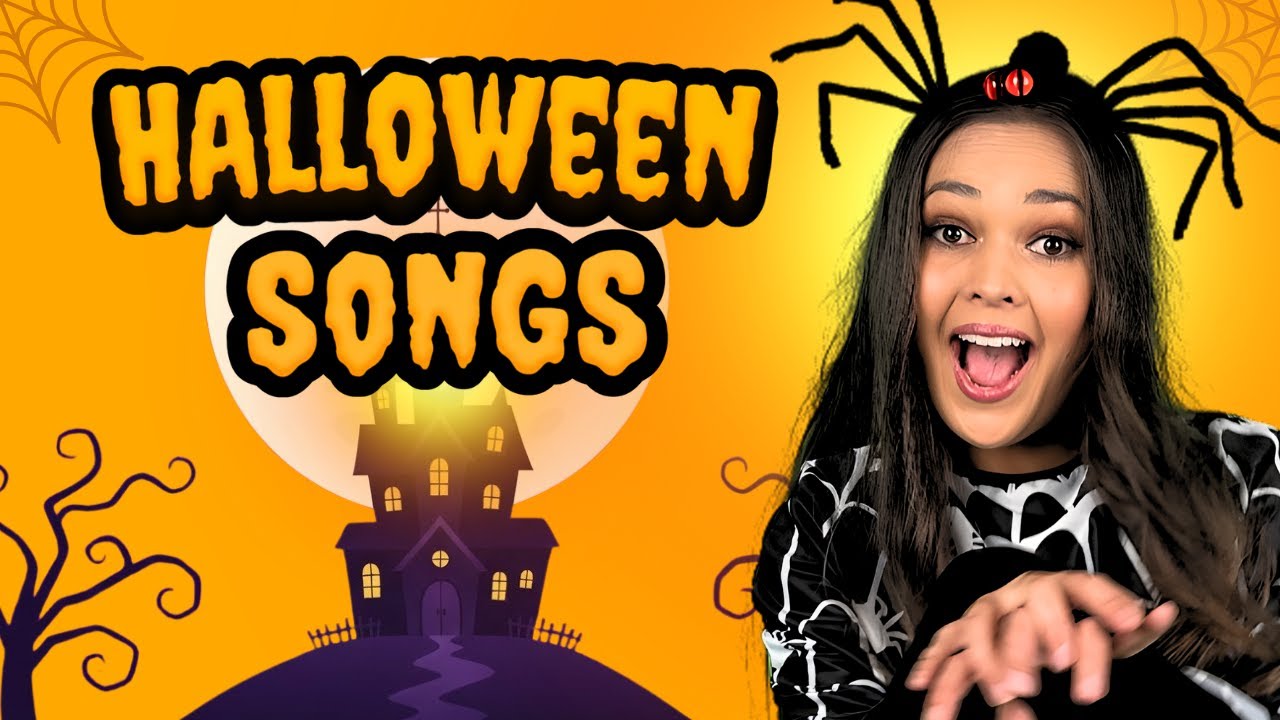🎃 Halloween Songs for Kids | Halloween Finger Family, Creepy Crawly Spider & more | Ms Moni