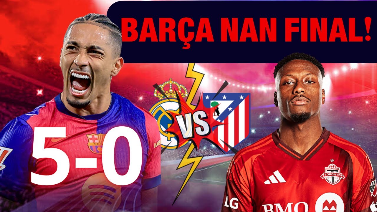 Derrick Etienne Pwolonje Kontra l | Barça An Final! | Real Madrid vs Atlético  ⚽🔥 |  Billy LILITE