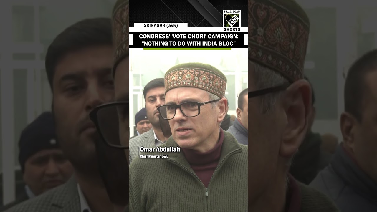 &lsquo;Nothing to do with INDIA Bloc&rsquo; J&K Chief Minister Omar Abdullah on Congress&rsquo; &lsquo;Vote Chori&rsquo; claim
