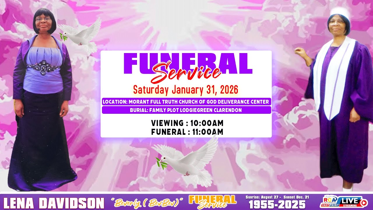 Lena Davidson Beverly {Funeral Service}