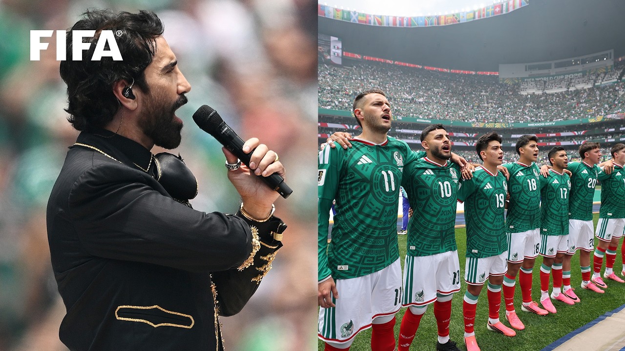 Alejandro Fern&aacute;ndez Sings Mexico&rsquo;s National Anthem | FIFA World Cup 2026 Opening Match