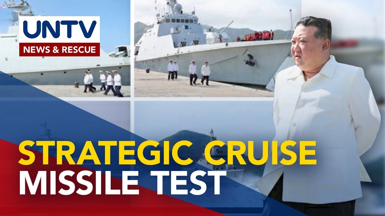 North Korea, nagpakawala ng strategic cruise missile mula sa isang naval ship