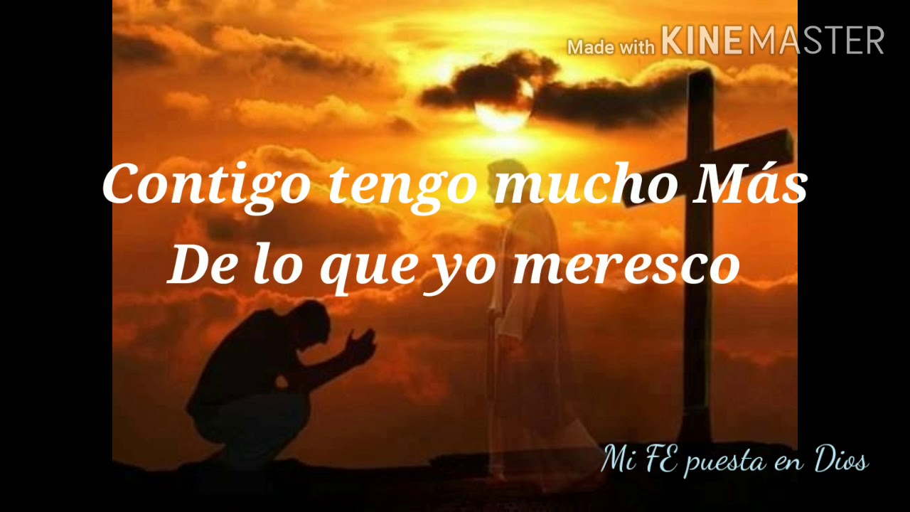 ❣️🎤Contigo tengo mucho M&aacute;s de lo que yo merezco JES&Uacute;S 💞 Funki (Letra)