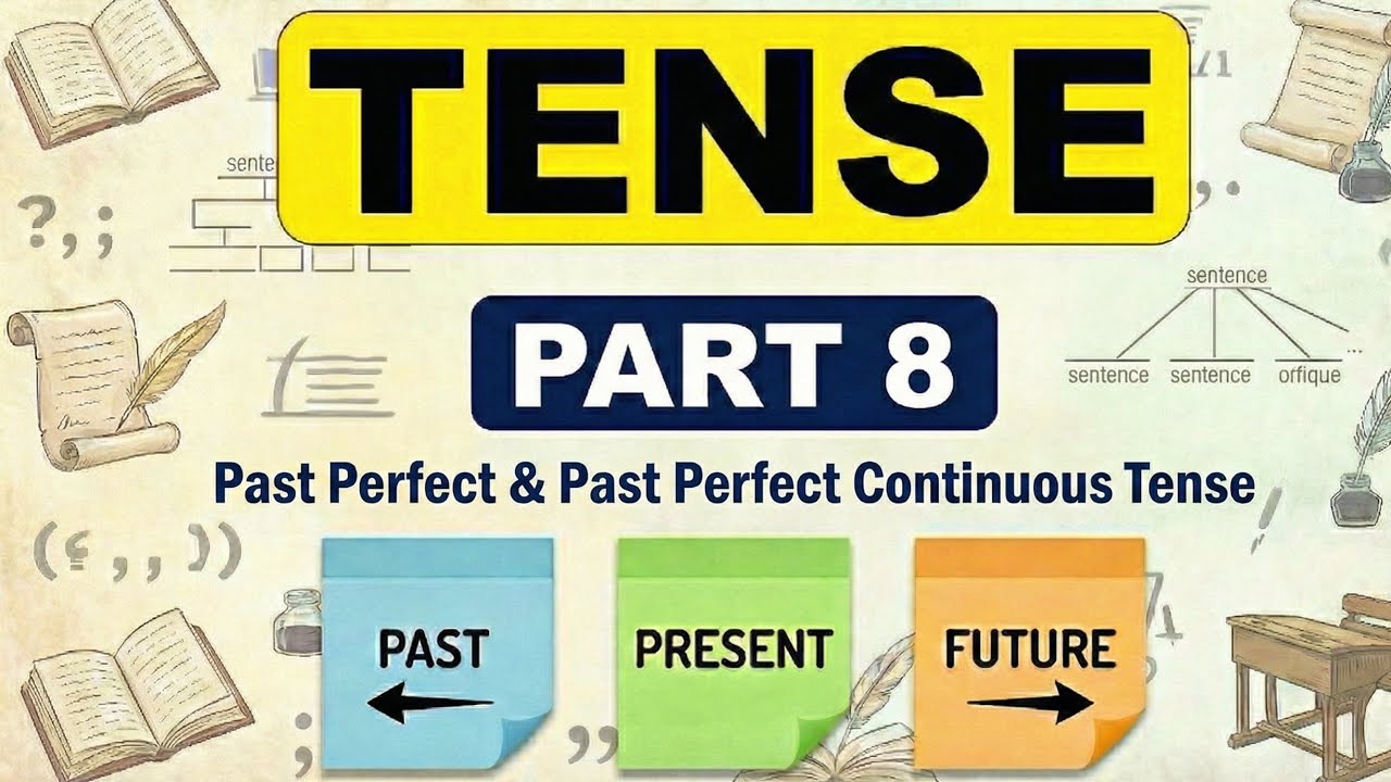 TENSE | Past Perfect Tense| Past Perfect Continuous Tense| Live Discussion with Example| In Hinglish