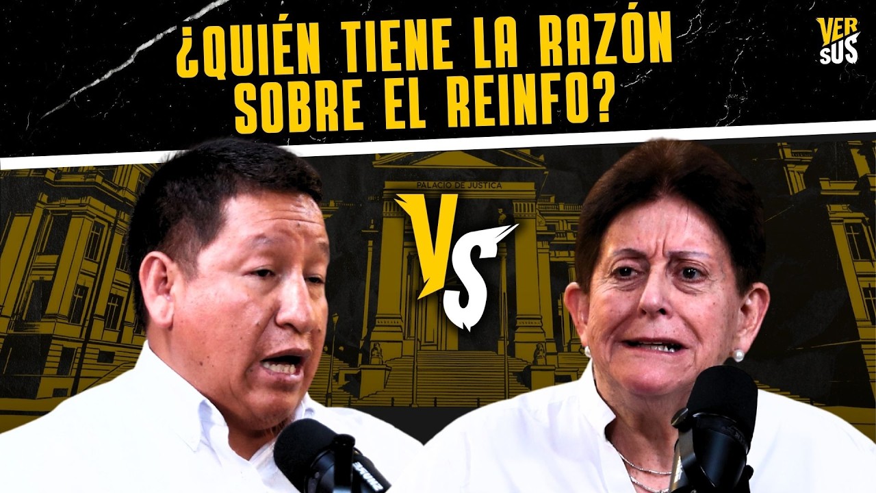 LOURDES ALCORTA discrepa con GUIDO BELLIDO por REINFO y MINERÍA ILEGAL | #Versus
