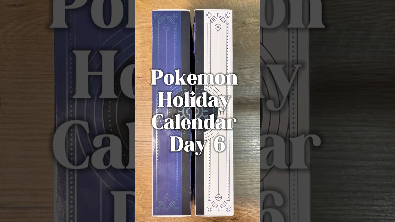 День 6: Открываю Pokemon TCG Advent Calendar 2023