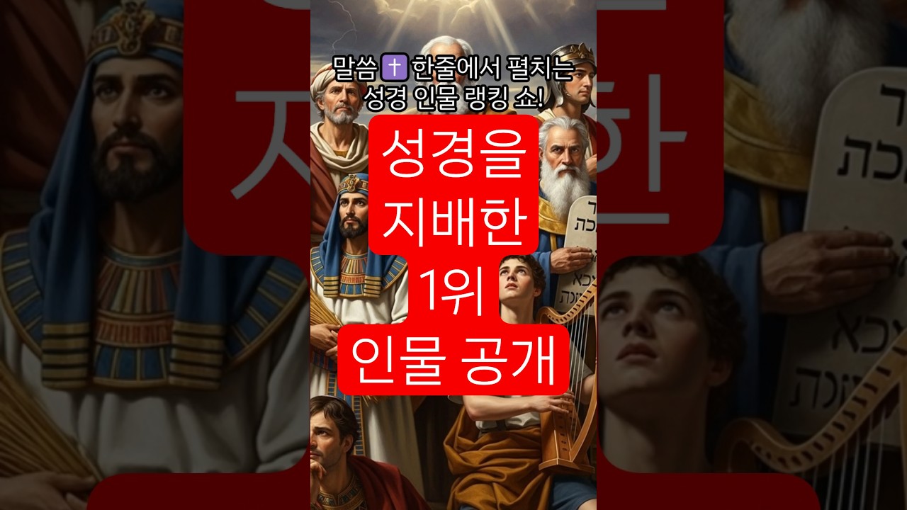 성경에서 가장 많이 등장한 인물 TOP 7 | 예수님 제외