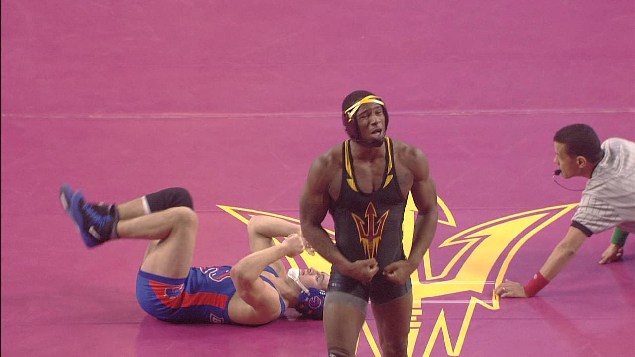 Video recap: Arizona State wrestling upsets Boise State