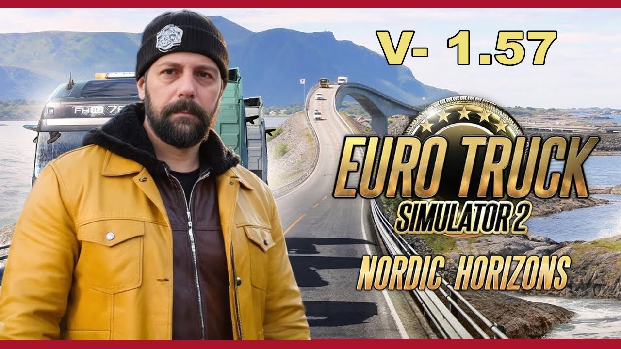 🔴  🚨 🚨ETS 2 VERSÃO 1.57🚨 CONTINUAÇÃO EXPLORANDO A NOVA DLC - NORDIC HORIZONS 🚨🚨 DIRETO DA CABINE 🚨🚨