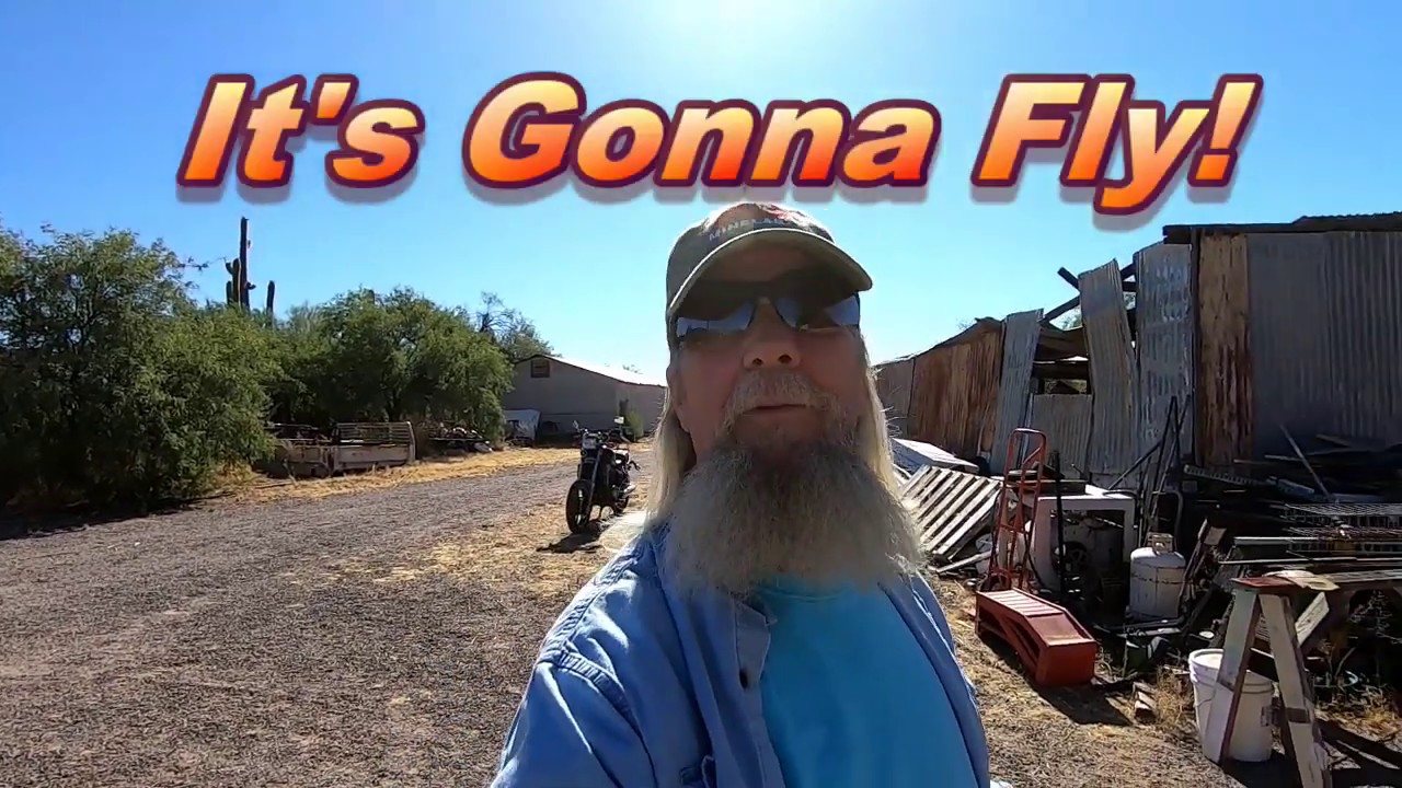Hand Built Ultralight Airplane Engine Test