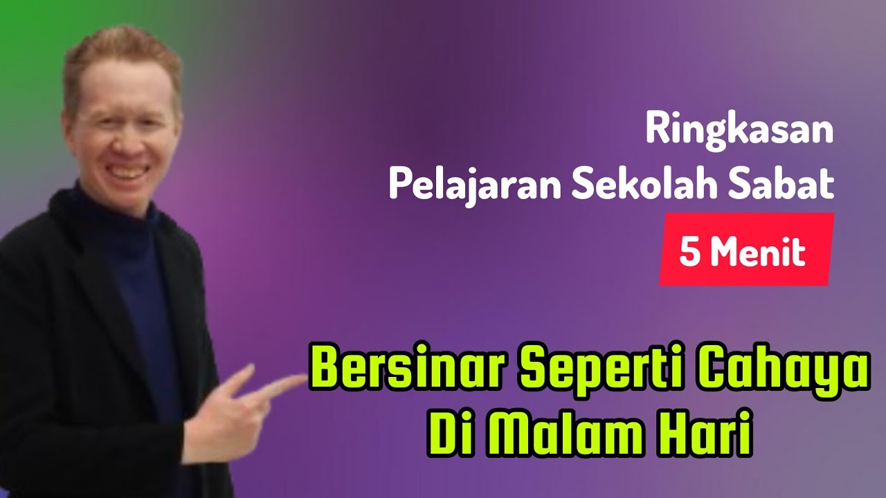 RPSS 5 Menit - BERSINAR SEPERTI CAHAYA DI MALAM HARI - Pdt Reza Abraham 