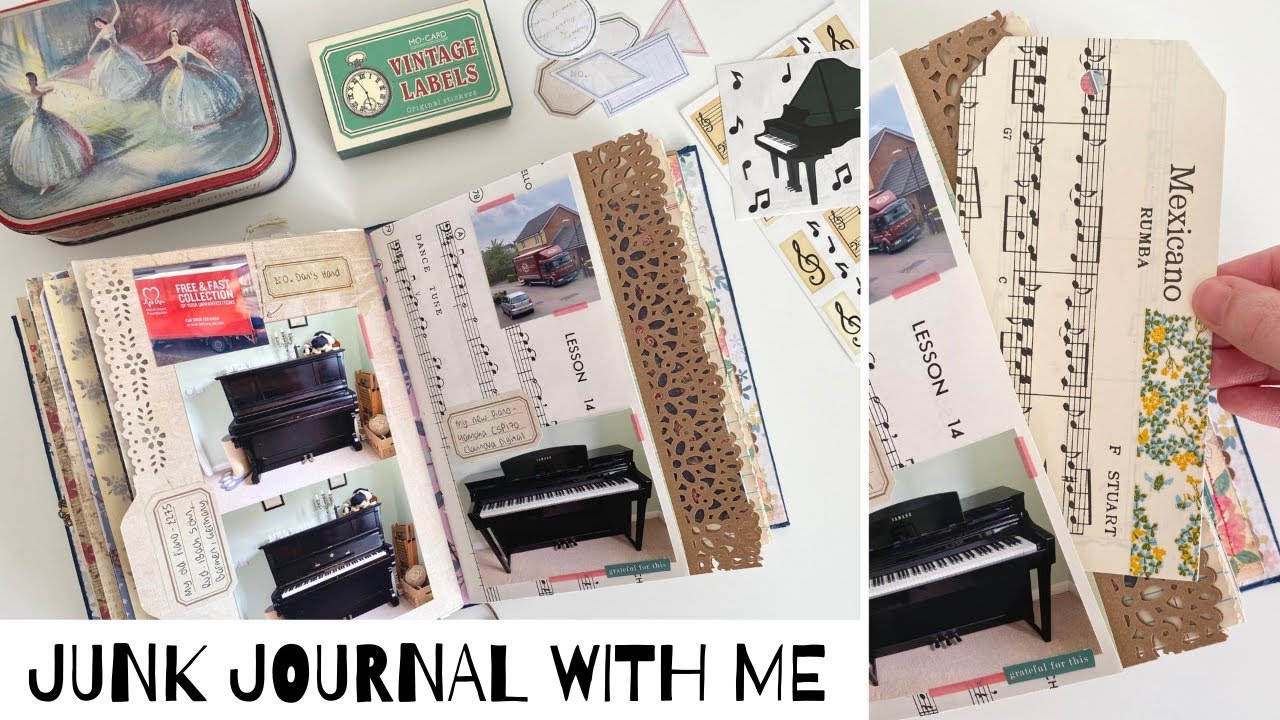 Junk Journal With Me | Ep 02 | Journaling Process