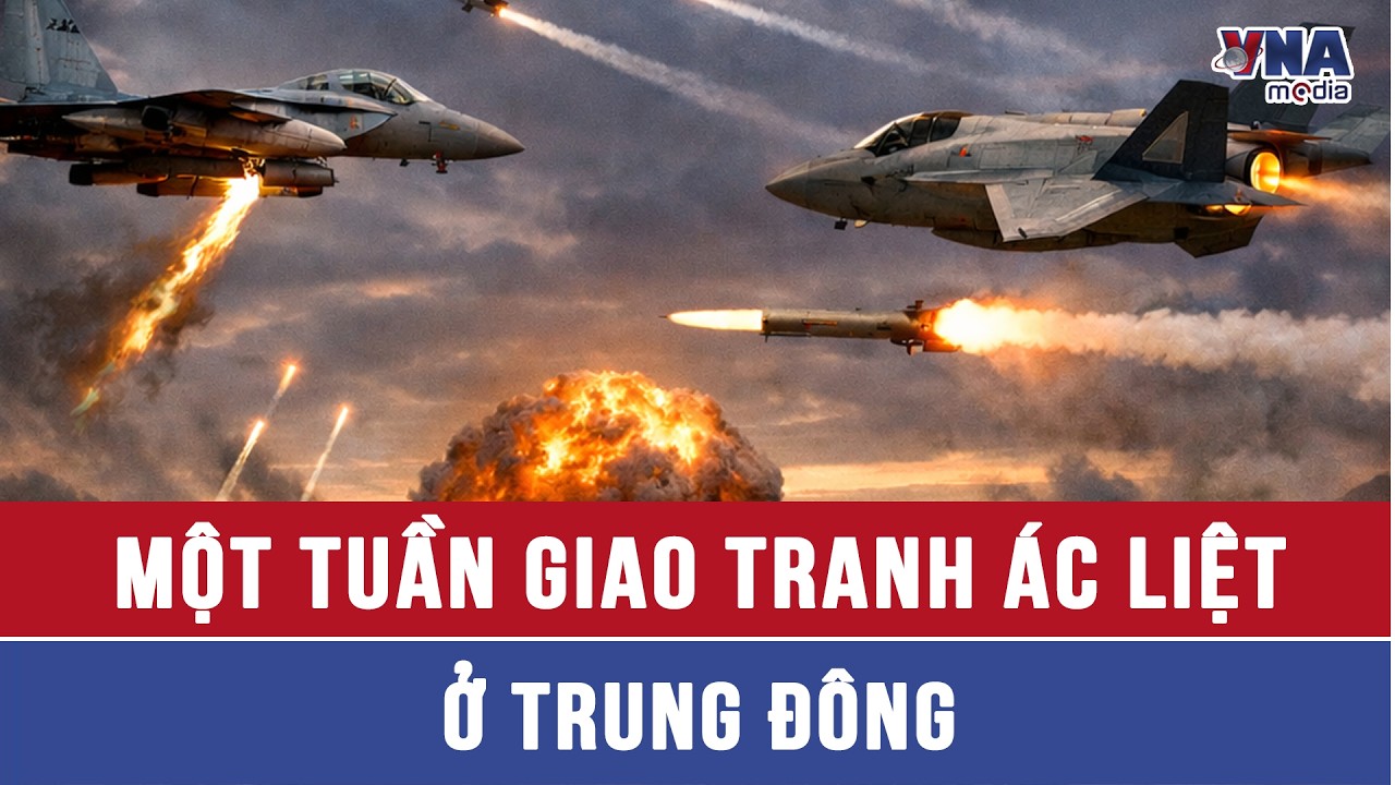 Một tuần giao tranh ác liệt ở Trung Đông: Iran tấn công nhắm vào Mỹ - Israel lần thứ 23 - VNAMedia