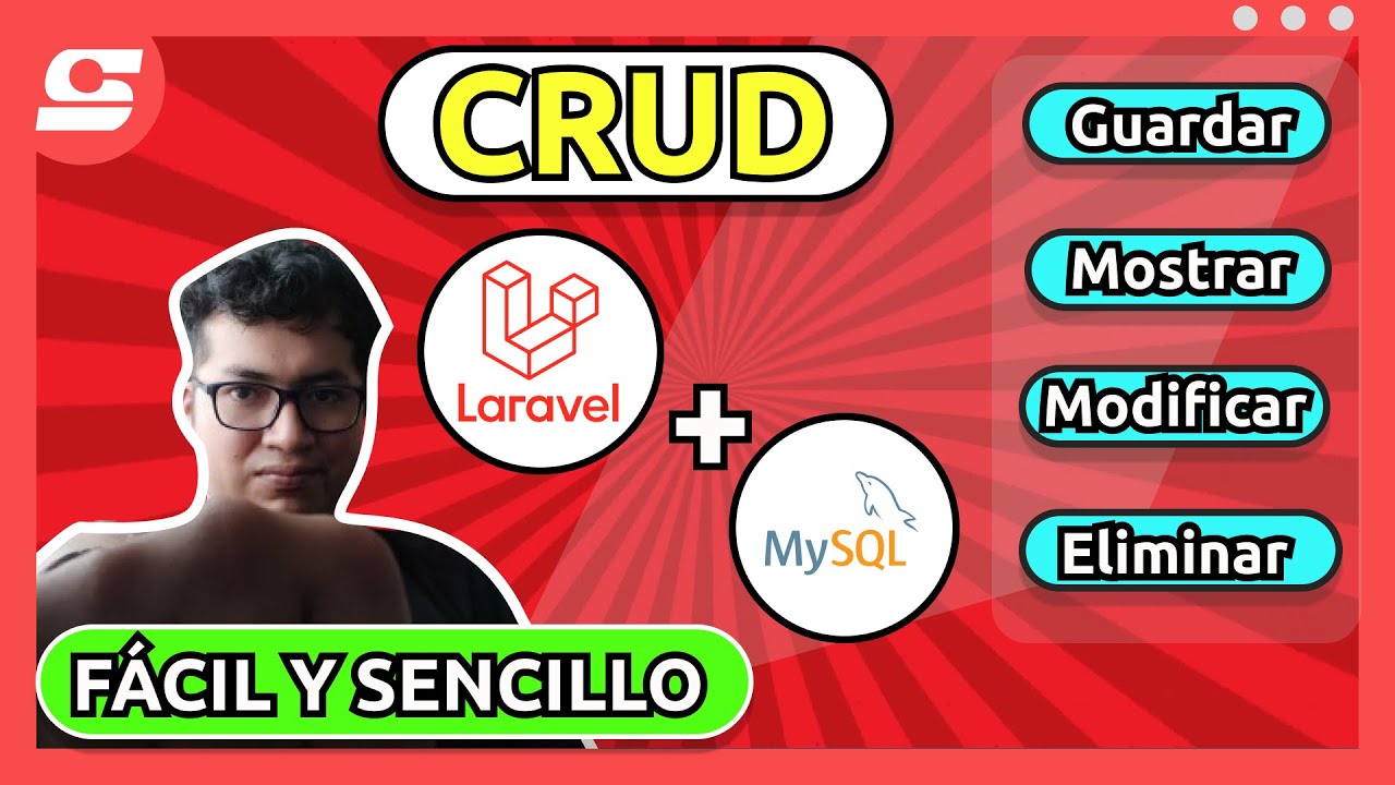 ¿CÓMO HACER UN CRUD(Guardar, Mostrar, Modificar y Eliminar) con Laravel y MySQL? FÁCIL Y SENCILLO