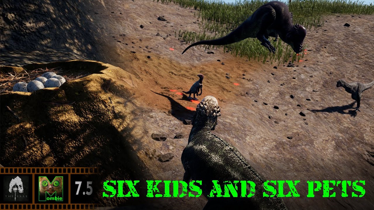 The Isle Evrima - Six Kids And Six Pets - Update 7.5 - Pachycephalosaurus