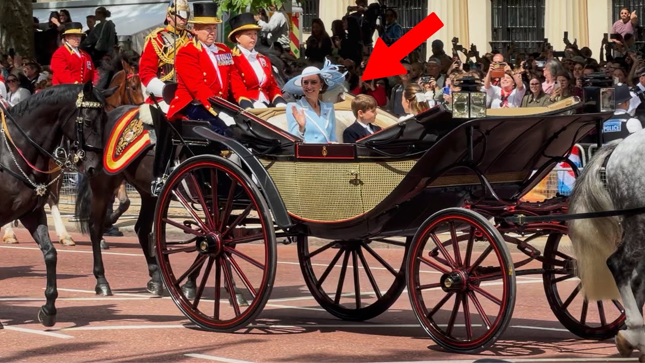 Princess Catherine, George, Charlotte and Louis travel to Buckingham Palace for King&rsquo;s Birthday 🎉 