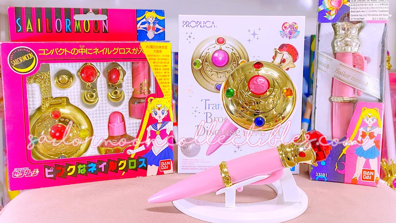 Sailor Moon PROPLICA Transformation Brooch Disguise Pen Review & 90s Comparison