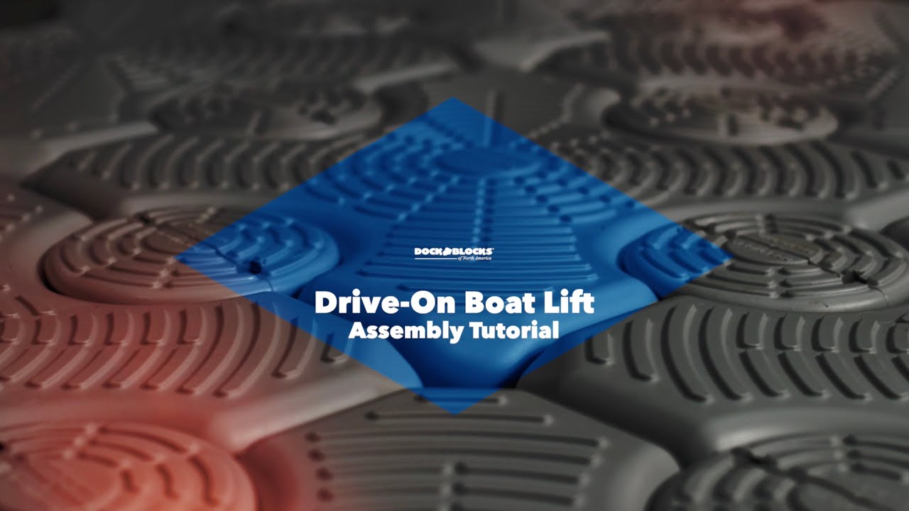 Drive On Boat Lift Assembly Tutorial