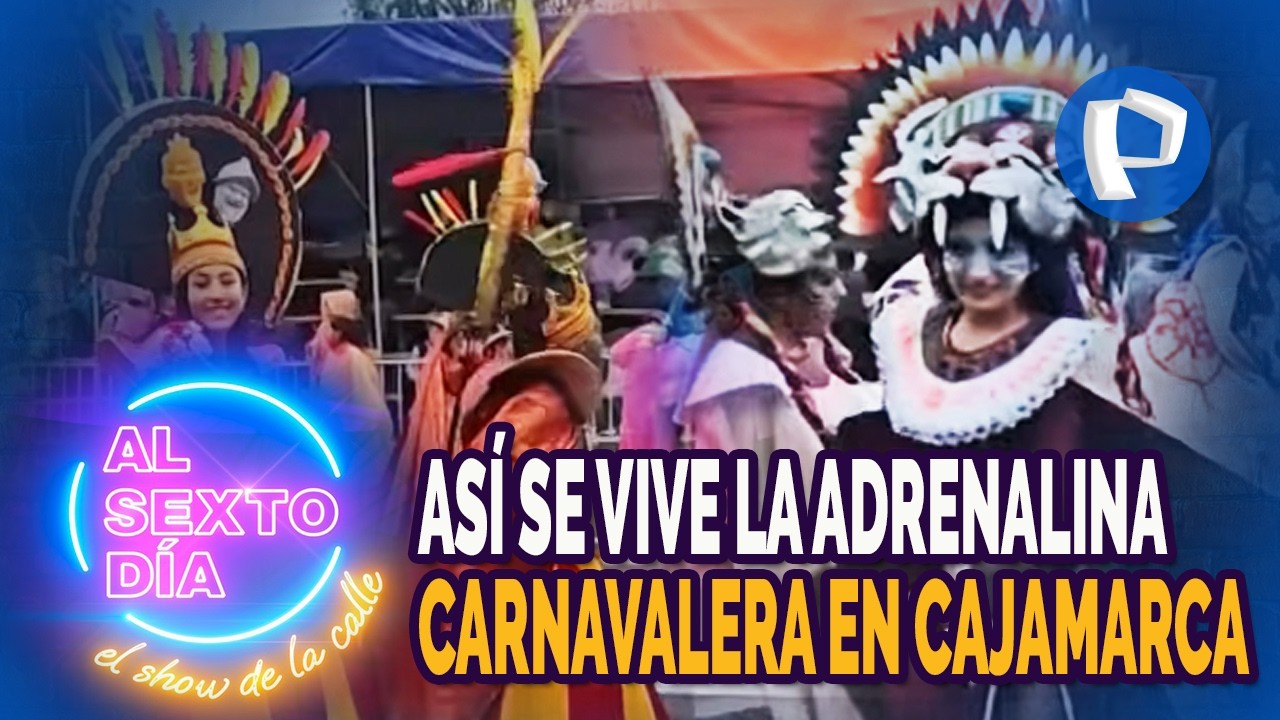 Así se vive la adrenalina carnavalera en Cajamarca