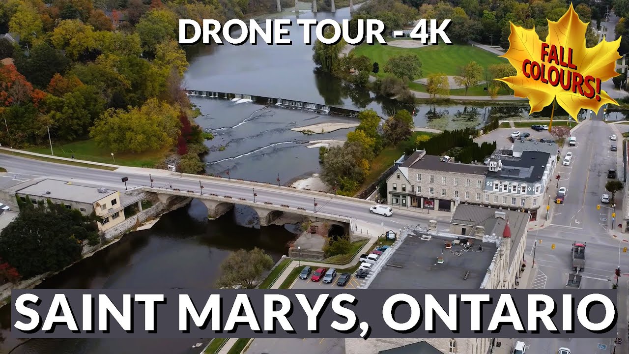 🌄 Discover the Beauty of Saint Marys, Ontario | 4K Drone Journey! 🚁✨