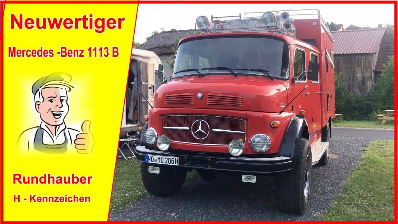 Mercedes-Benz 1113 B Rundhauber Fernreisemobil, sagenhaft guter Zustand, Roomtour mit Marcus