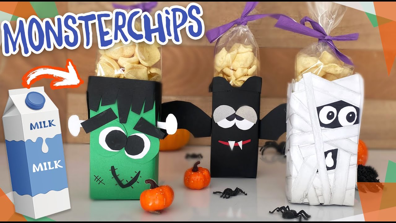 ♻️🧟‍♂️ Monstruos para regalar en Halloween 🦇 :: Chuladas Creativas
