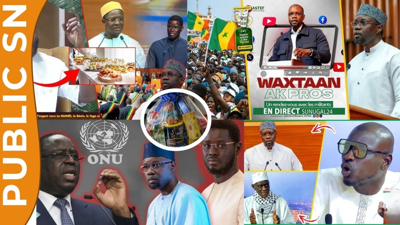 🔴DIRECT ! Yoor-Yooru Koor : Sortie Sonko, Macky Sall officialise sa candidature, Diomaye Faye signe,