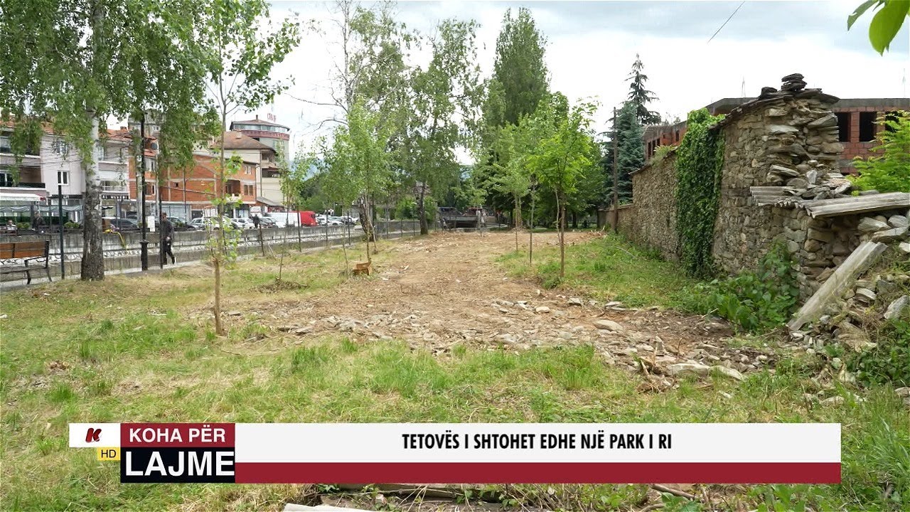 TETOVËS I SHTOHET EDHE NJË PARK I RI