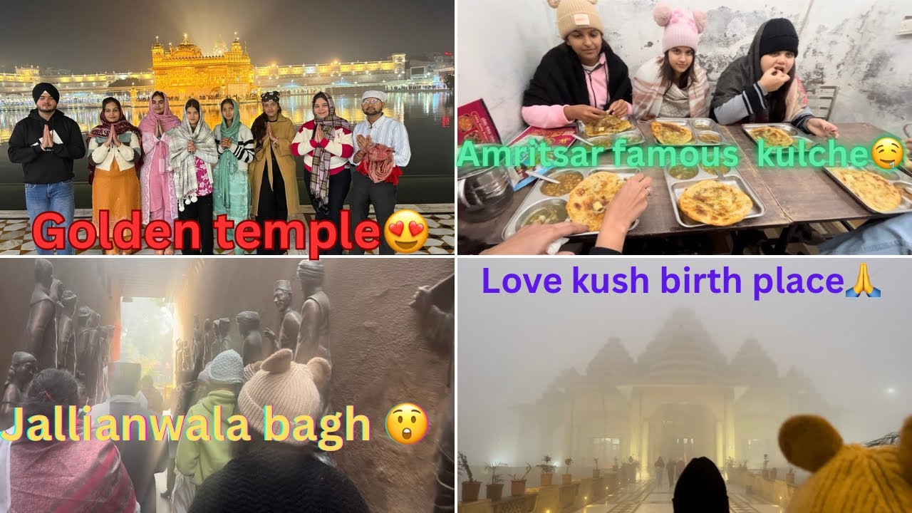  Day spend in amritsar🤩|| Golden temple|| jallianwala bagh|| Amritsari kulche 