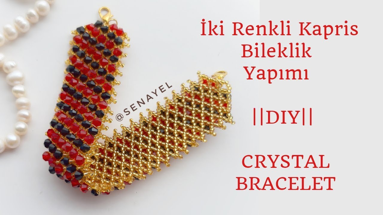 İki Renkli Kapris Bileklik Yapımı || 