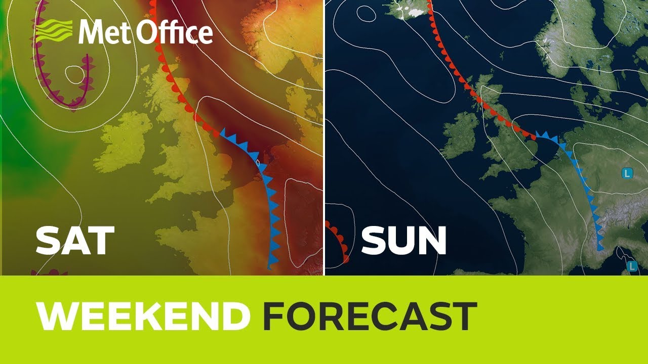 Weekend weather &ndash; The heat eases but the rain could be heavy 25/07/19