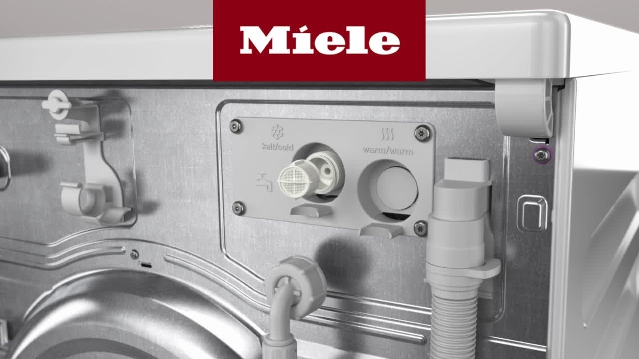 Wie reinige ich Siebe und Laugenfilter bei meiner Miele Waschmaschine W1? | Miele