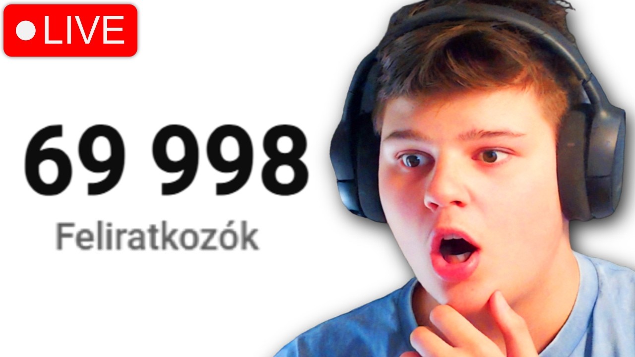 MA ELÉRJÜK A 70K FELIRATKOZÓT?!