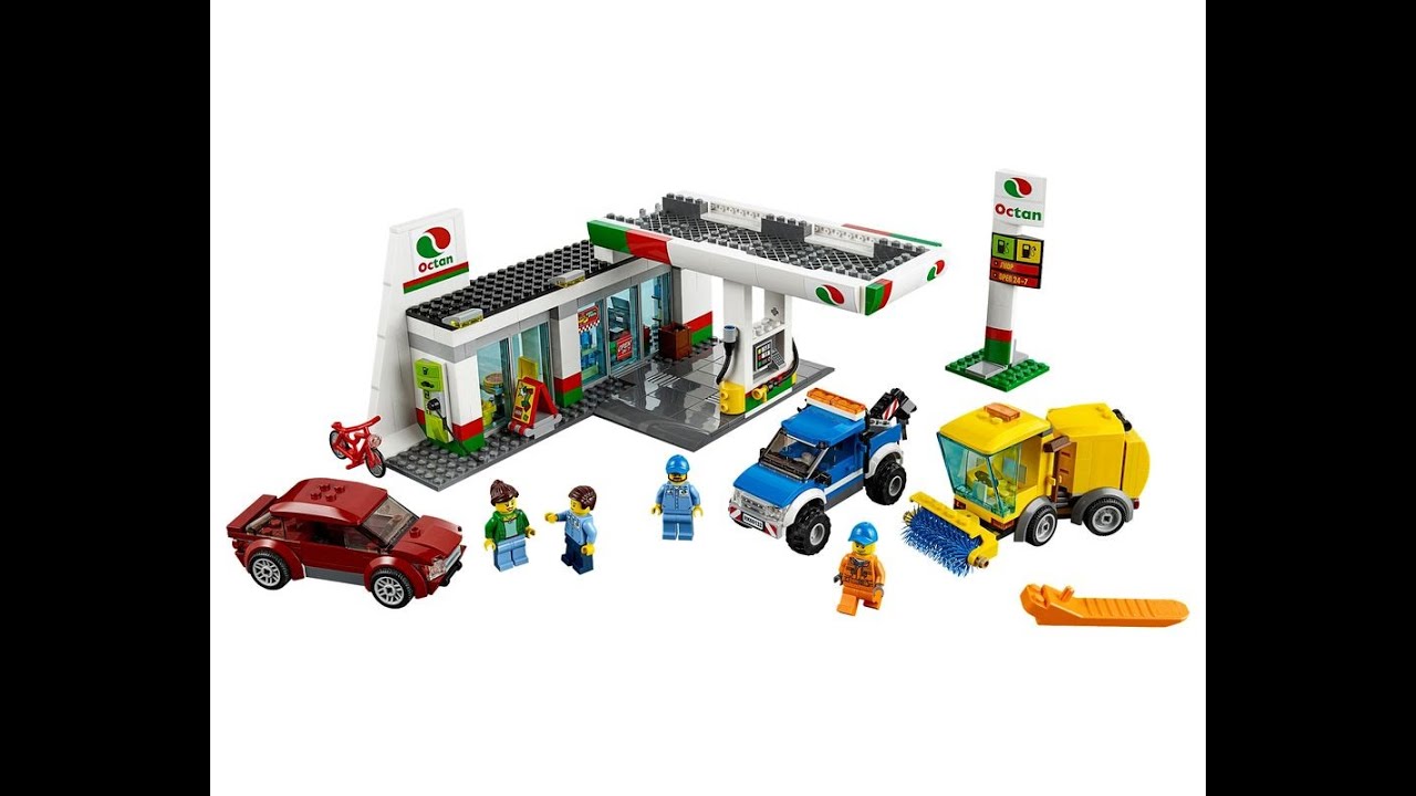 Lego city service station set 60132