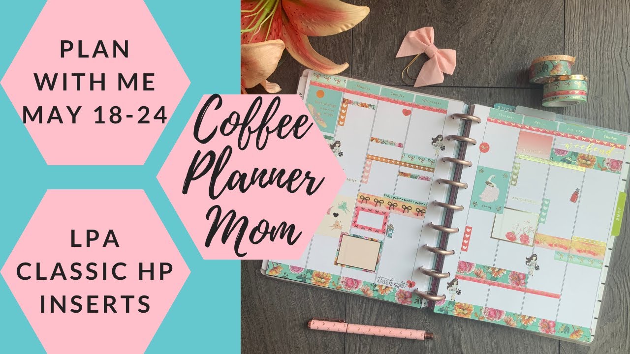 Plan With Me: 18-24 in Lights Planner Action Happy Planner Inserts