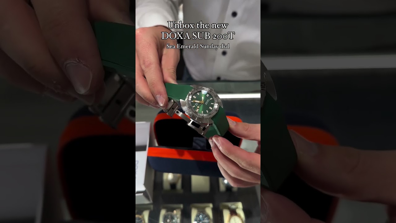 Doxa Sub 200T Sea Emerald Unboxing