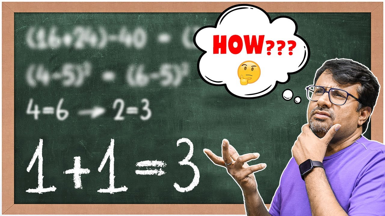 1 + 1 = 3 HOW? 🤔 | Breaking The Rules Of Mathematics 💯| GP Sir
