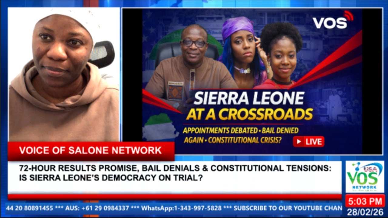 72-HOUR RESULTS PROMISE, BAIL DENIALS & POLITICAL TENSIONS: IS SIERRA LEONE’S DEMOCRACY ON TRIAL?