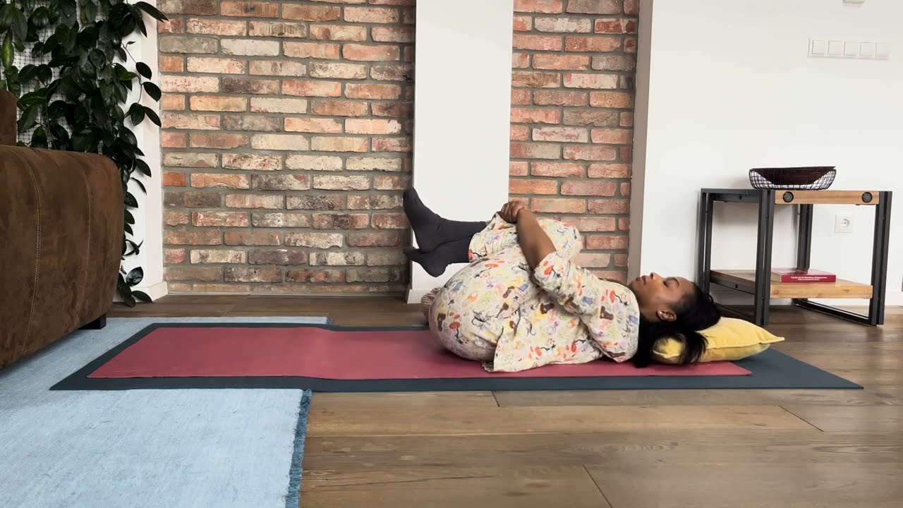 Yoga pose to release trauma and tension from the hips 