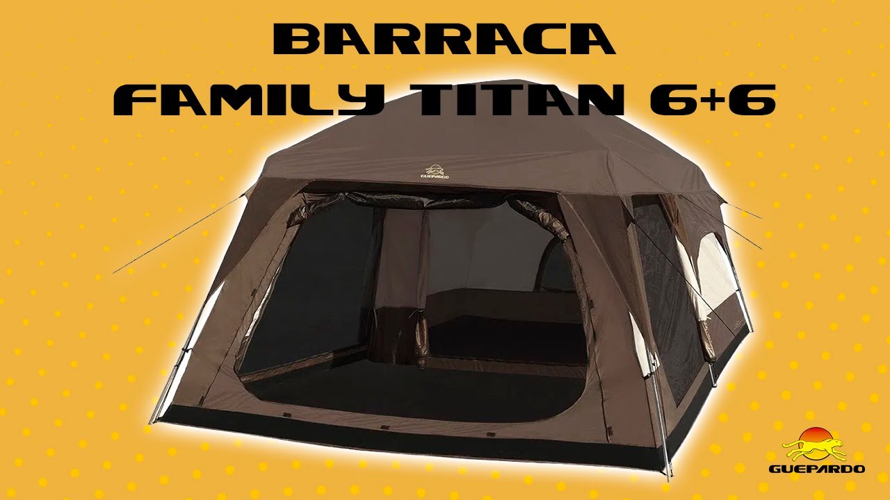 Como montar a Barraca Family Titan 6+6 Guepardo?