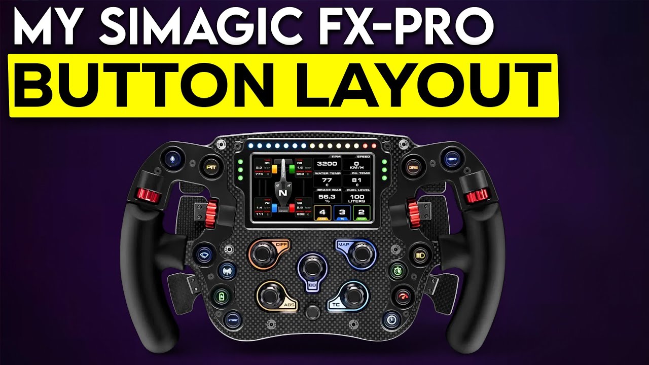 My Simagic FX-Pro Button Layout/Mapping for iRacing
