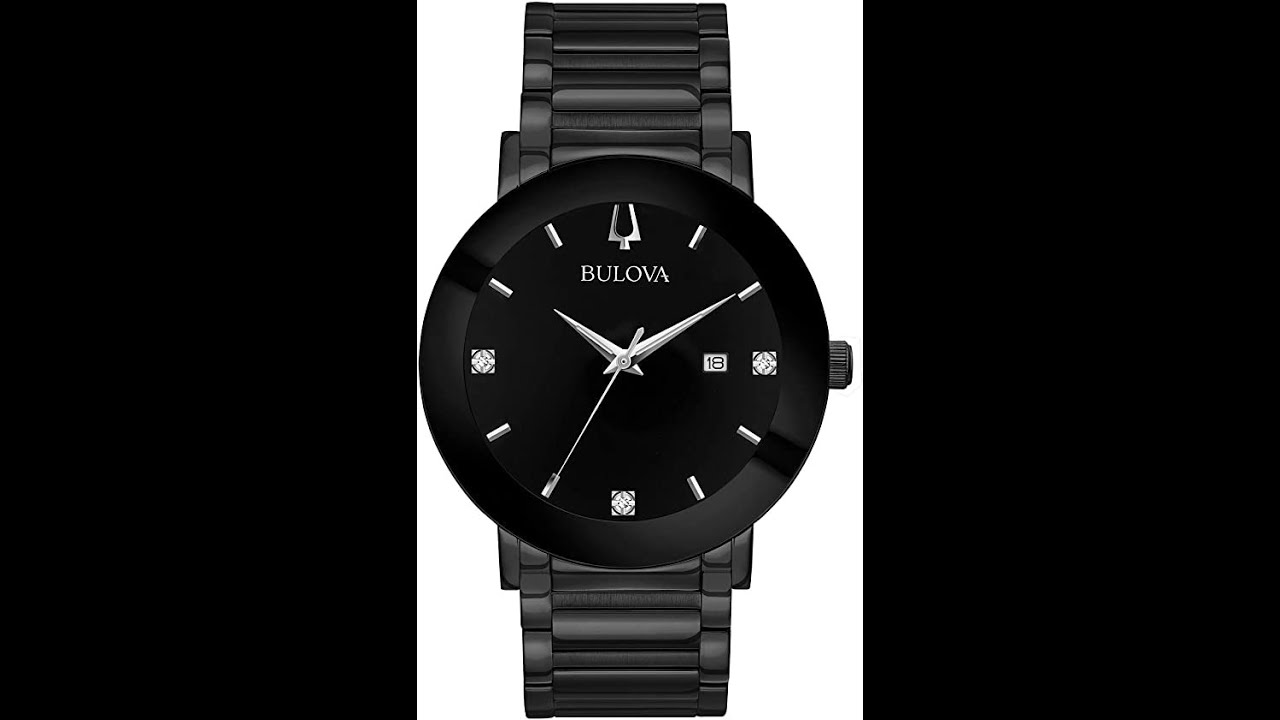 98D144 Bulova Futuro Diamond Black Dial
