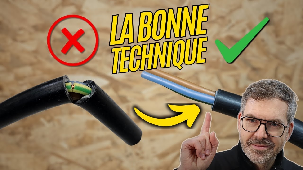 Comment dénuder un câble électrique sans risquer d'abîmer les fils ?