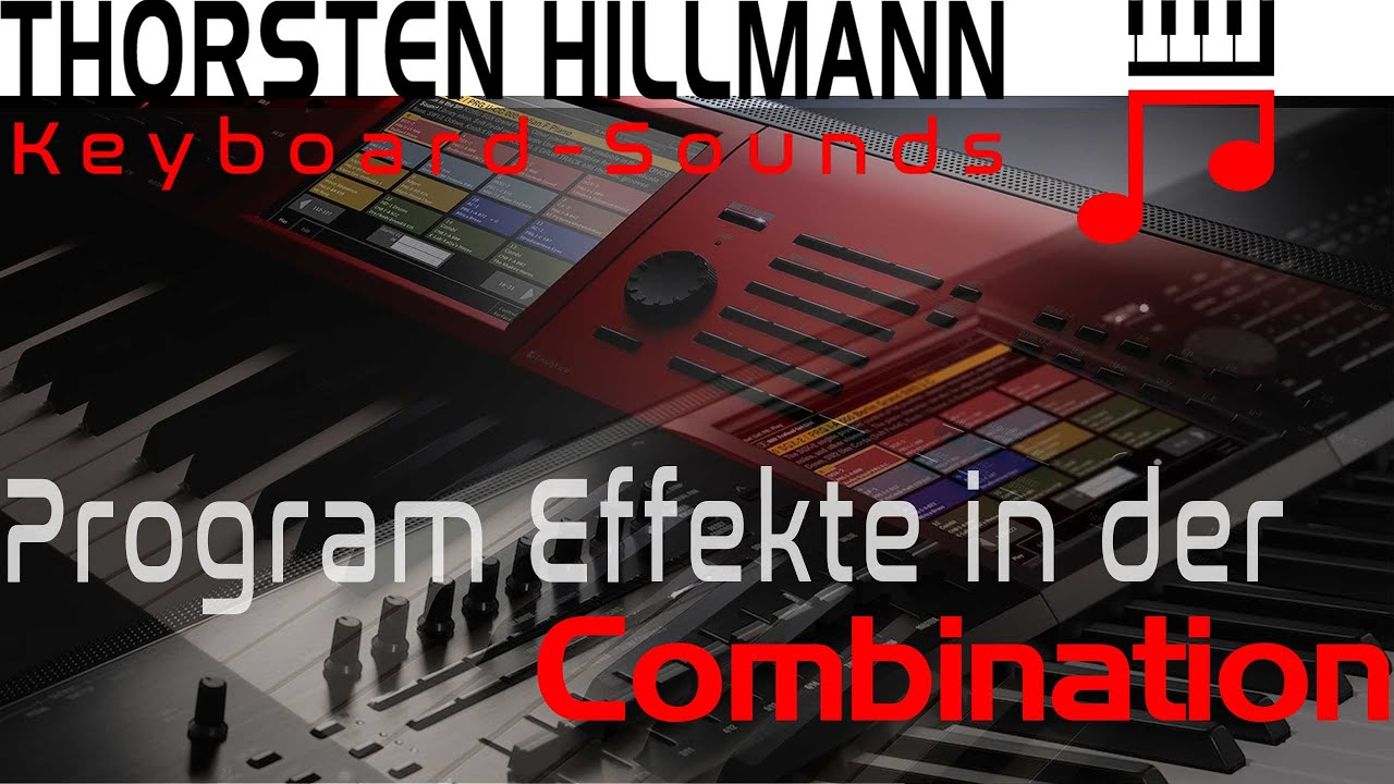 Einsteiger Tutorial Korg Kronos Program Effekte in eine Combination übernehmen