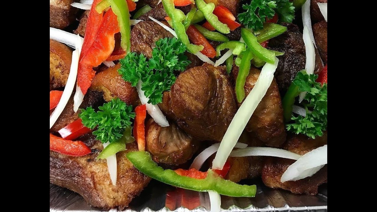 Cochon frit/ Porc frit/ Griot #cuisinecreole #cuisinehaitienne