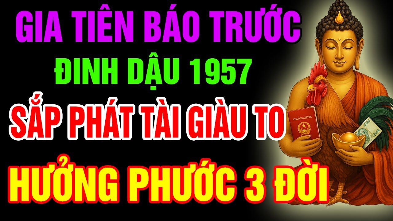 Gia Tiên Báo Lộc, Đinh Dậu 1957 Sắp Phát Tài Giàu To, Tiền Bạc Ùn Ùn Kéo Đến Nếu Có 10 Điềm Lành Này