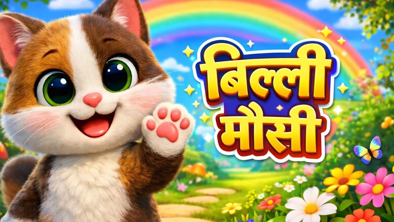 बिल्ली मौसी, बिल्ली मौसी 😺 | Hindi Rhymes For Kids | Nursery Rhymes | Fun For Kids Hindi Rhymes