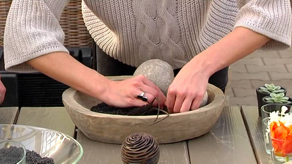 Deko-Tipp Wellnessschale – Blatt und Blüte Tipp der Gartenwelt Dauchenbeck